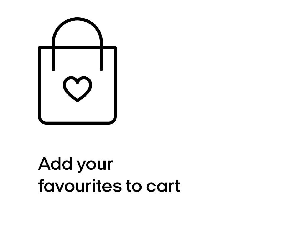 Add your favourites to cart