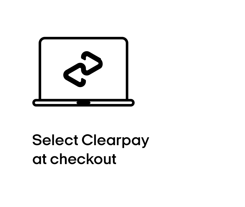 Select Clearpay at checkout