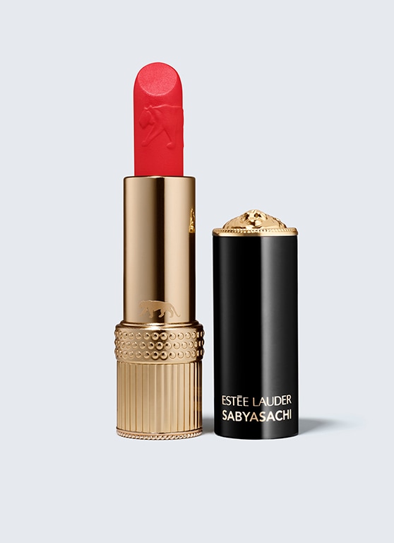 Estée Lauder Sabyasachi Limited Edition Lipstick - Long-Lasting Upto 10 Hours In Rouge Bengal, Size: 3.8g