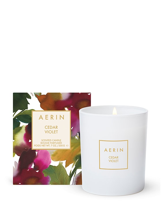 Aerin Cedar Violet Scented Candle, 200g