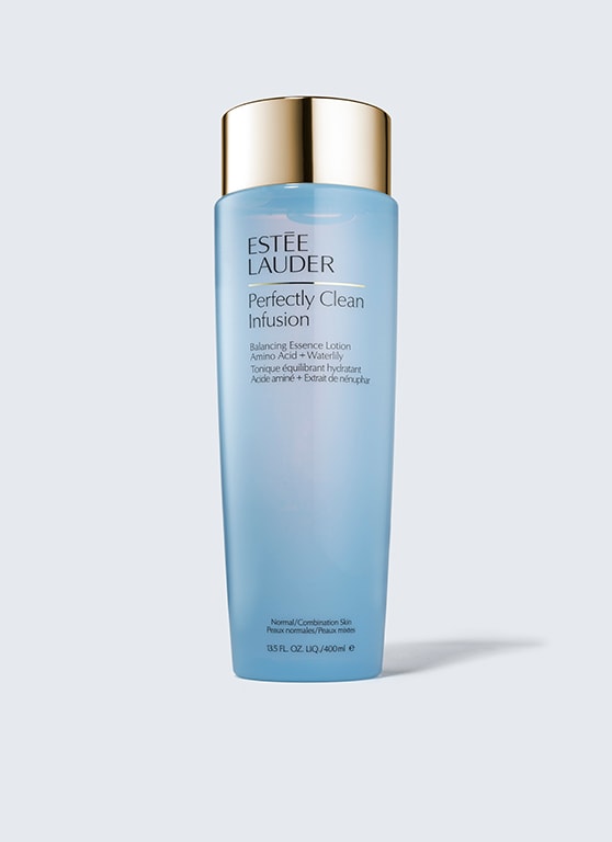 EstÃ©e Lauder Perfectly Clean Infusion Balancing Essence Lotion with Amino Acid + Waterlily, 400ml