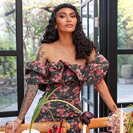 photo of Sophia Roe at the Estee Lauder Nutritious dinner