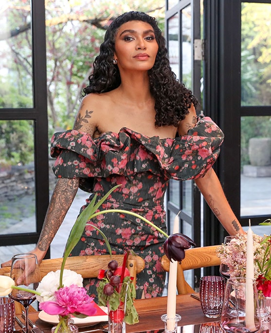 photo of Sophia Roe at the Estee Lauder Nutritious dinner