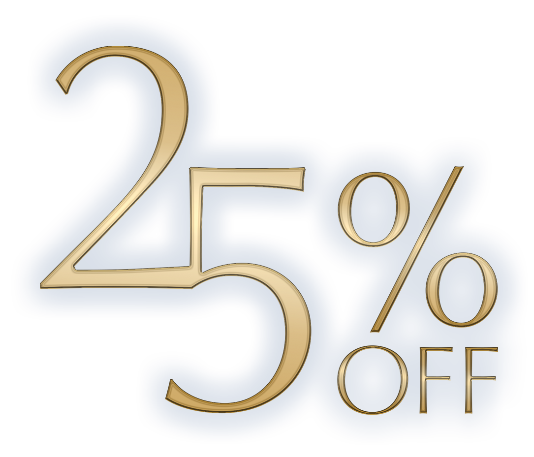25% off