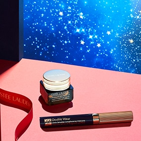 Advanced Night Repair Eye creme with a blue starry background