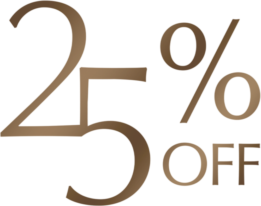 25%OFF (ALMOST) EVERYTHING