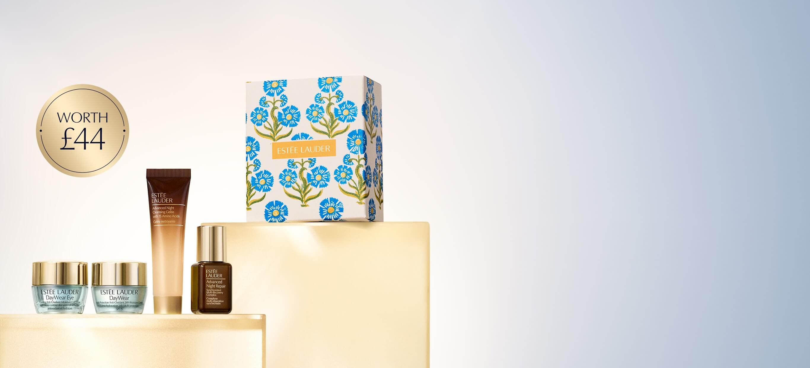 Estee Lauder 4-piece gift, yours free when you spend £75+