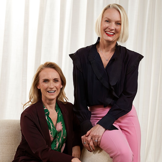 Lorraine Candy and Trish Halpin