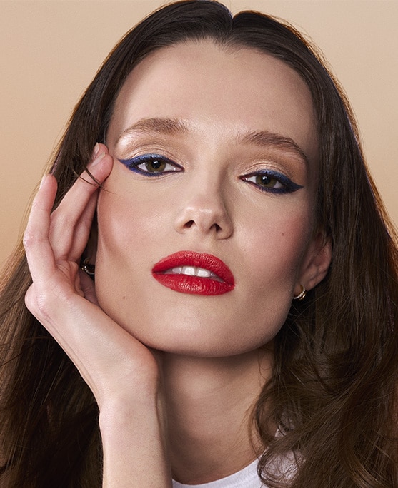 colour contrast makeup trend