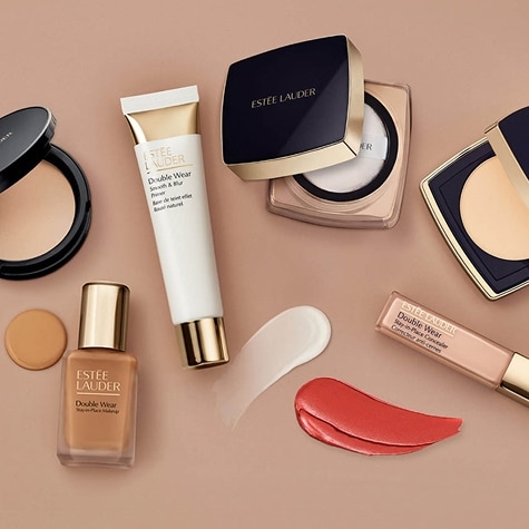 A selection of Estee Lauder products
