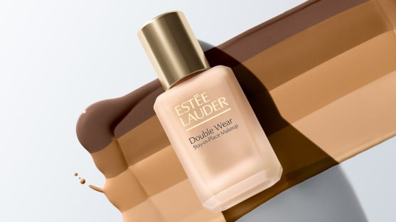 photo of woman applying estee lauder morning skincare routine