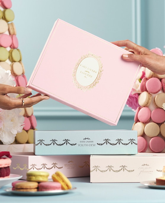 photo of estee lauder x laduree collection