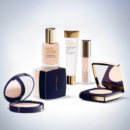 photo of woman applying estee lauder morning skincare routine