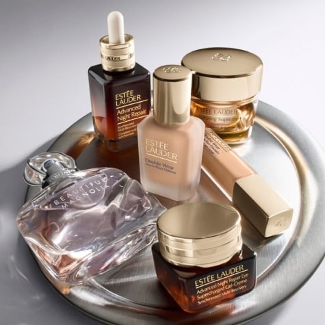 A collection of Estee Lauder Complexion products
