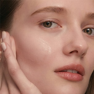 photo of woman with smooth skin makeup
