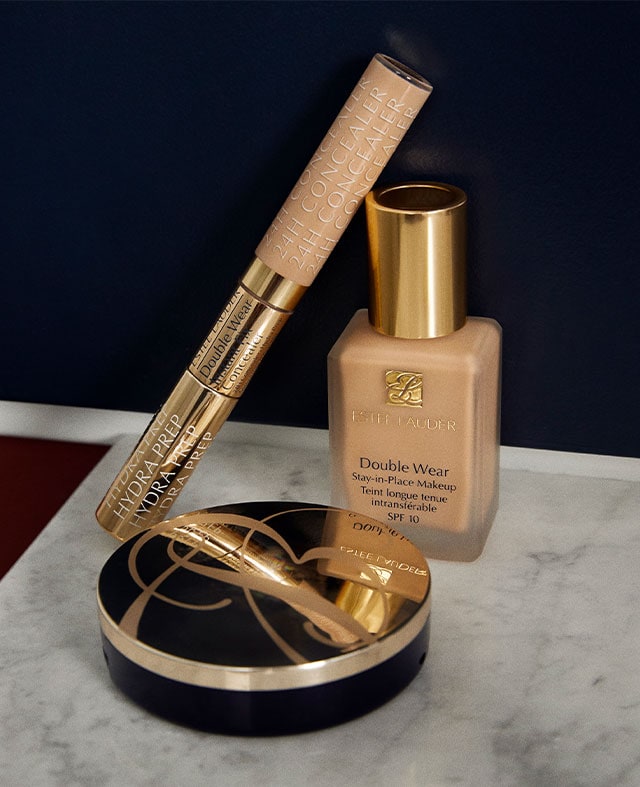 Double Wear Stay In Place foundation, concealer and Matte Powder Foundation