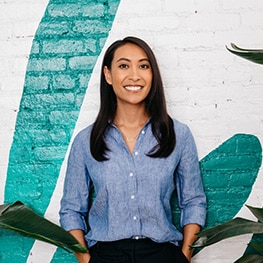 Eliza Blank, founder of The Sill, smiles