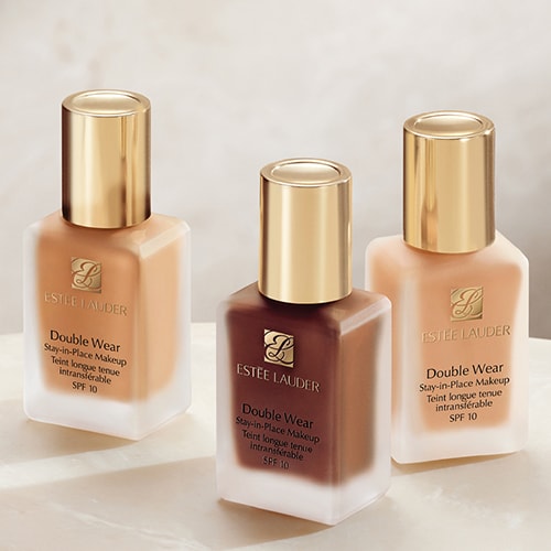 Three Double Wear bottles